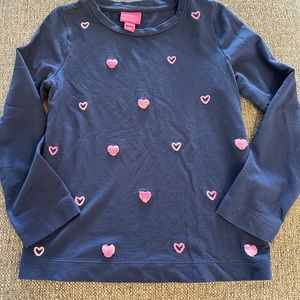Lilly Pulitzer mini Rami sweater perfect for Valentines Day size 8-10 Hearts EUC